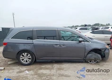 2014 Honda Odyssey Ex-L из США, поврежденный, VIN 5FNRL5H60EB084169